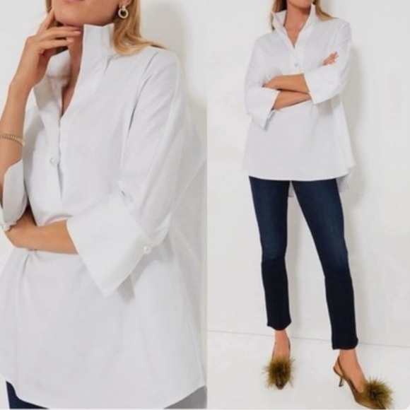 Tuckernuck Tops - M Tuckernuck White Button Down Willow Shirt NWT
